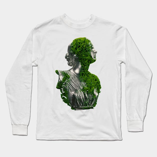 SILVER MOSS Long Sleeve T-Shirt by gigigvaliaart